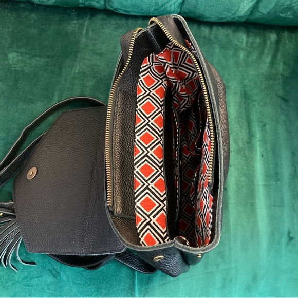 ❌SOLD❌Leather Backpack with Braided Tassel - Picture 5 of 8